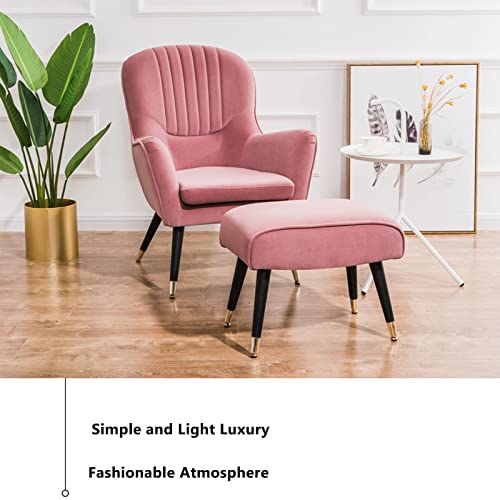 Taburete rectangular de franela con patas desmontables y reposapiés mullido 7