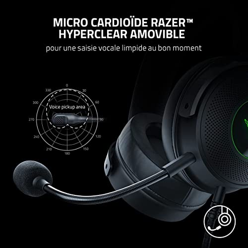 Razer Kraken V3 - Wired USB Gaming Headset - RZ04-03770200-R3M1 - Image 6