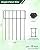 MOOACE 10 Pack Animal Barrier Fence, 17 in(H) X 10 Ft(L) No Dig Fence Decorative Fencing Border for Dog Rabbit Pet, Rustproof Metal Small Fence Panels