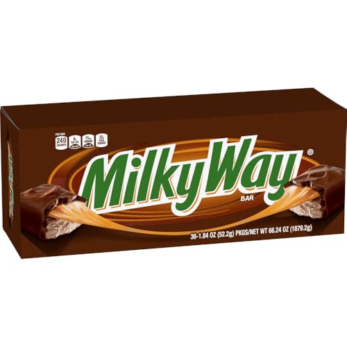 MilkyWay Candy Milk Chocolate Bars Bulk Pack, Full Size, 1.84 oz Pack of 36)