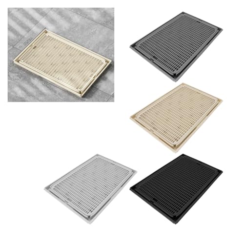 Tapis de litière pour chat lavable et double couche avec piège à grains actif - 4