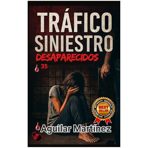 Tr&aacute;fico Siniestro Audiolibro Por Aguilar Mart&iacute;nez arte de portada