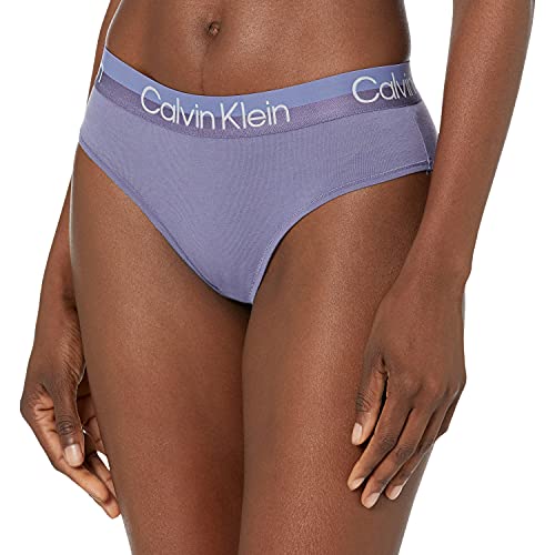 Calvin Klein Calcinha feminina hipster de algodão estruturado