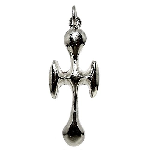 Cruz crucifijo plata Ley 925m forma grande [1290]