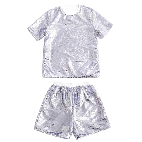 Ensemble homme sequins réversible pour briller en soirée de gala et festival d'été confortable