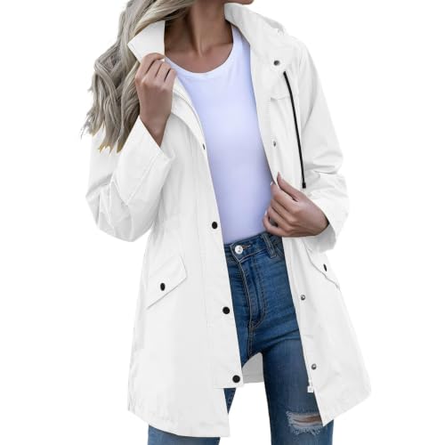 Chaqueta impermeable mujer ligera con capucha para disfrutar del exterior siempre