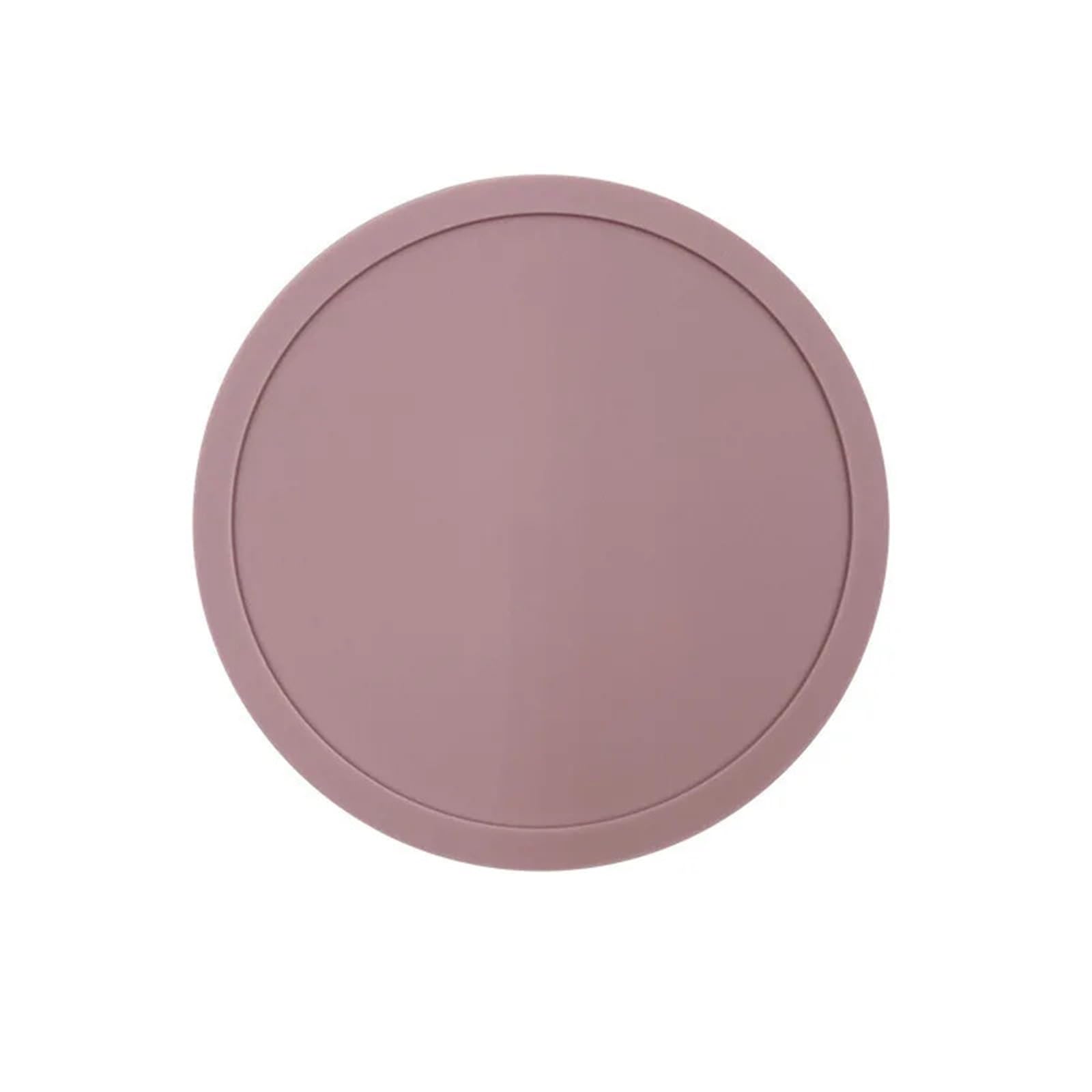 Insulated Coasters 10pcs 9cm Anti Scalding Tea Coaster Silicone Coasters Set Nonslip Drink Heat Resistant Table Pads for Home Decor Dining Table(Pink)