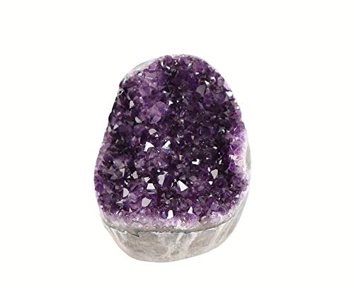JIC Gem Natural Class 1 Polished Deeep Purple Uruguay Amethyst Crystal Cluster Home Decor : 2-3 Lb