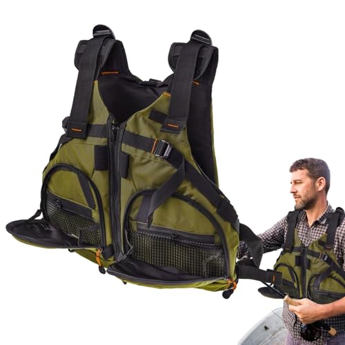 Yabauuop Chaleco para Kayak, Chaleco para Snorkel | Ayuda de flotabilidad portátil para bucear,Chaleco de navegación, Chaleco Salvavidas para Mujer, Chaleco de natación Impermeable para Adultos con