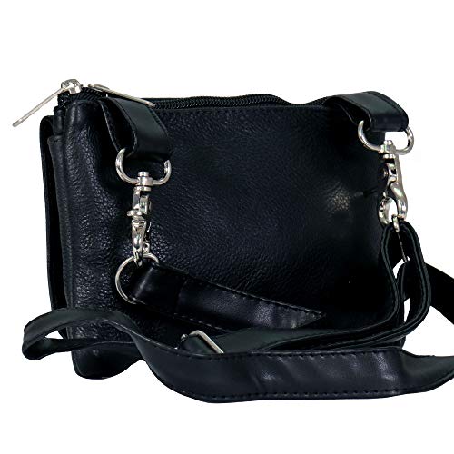 Hot Leathers CPE2006 Black, 8X5X1 Black 8 x 5 x 1 Tribal Eagle Embroidered Ladies Clip Pouch Purse3