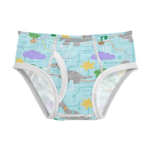 GuoChe Toddler Underwear Boy Cotton in Sizes 2T,3T, 4T, 5T, 6Y and 8Y