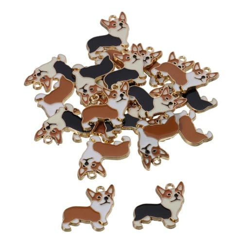 Pendentif chien corgi mignon pour personnaliser vos bracelets et charms