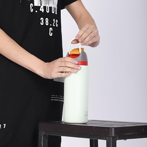 Image of House of Quirk Sippease Stainless Steel Water Bottle with Straw for Sports and Travel BPA-Free 950ML (Mocha)