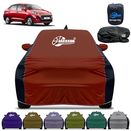 Image of Car Cover for Hyundai Aura All-Weather & Scratch Protection with Mirror & Antenna Pockets | Washable Fabric | Custom Fit | Premium Multicolor | We Send Any One Color from Showing Image