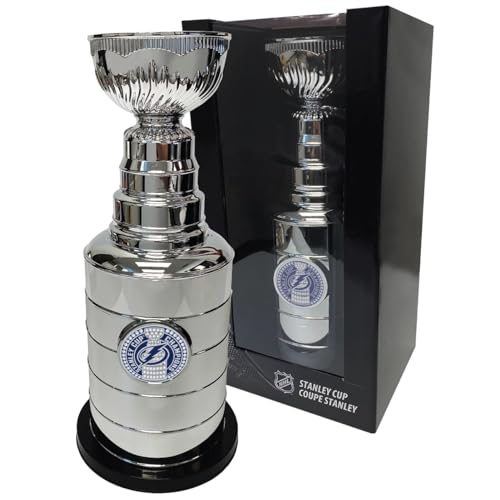 Sports Decor Tampa Bay Lightning Stanley Cup Coin Bank with Trimflexx