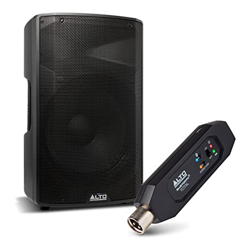 ALTO Professional Altavoz autoamplificado TX315 + Bluetooth Total MK2 - Altavoz Grande 700W con Receptor Bluetooth Recargable con XLR