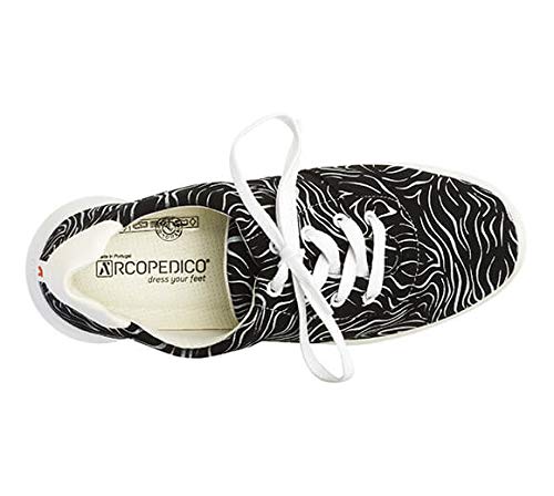 Arcopedico Black L76 Laceup Shoe 7-7.5 M US