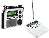 Midland WR-100 WeatherAlert All-Hazard Weather Radio and Midland ER102 7-Channel Emergency Crank Radio with AM/FM/Weather Alert