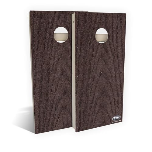 Skip's Garage Trex Woodland Brown All-Weather Cornhole Boards - CVC - NO Accessories