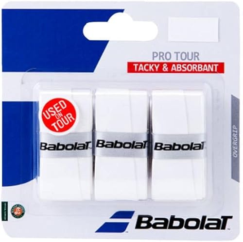 Babolat Paquete de 3 empuñaduras de tenis Pro Tour para hombre