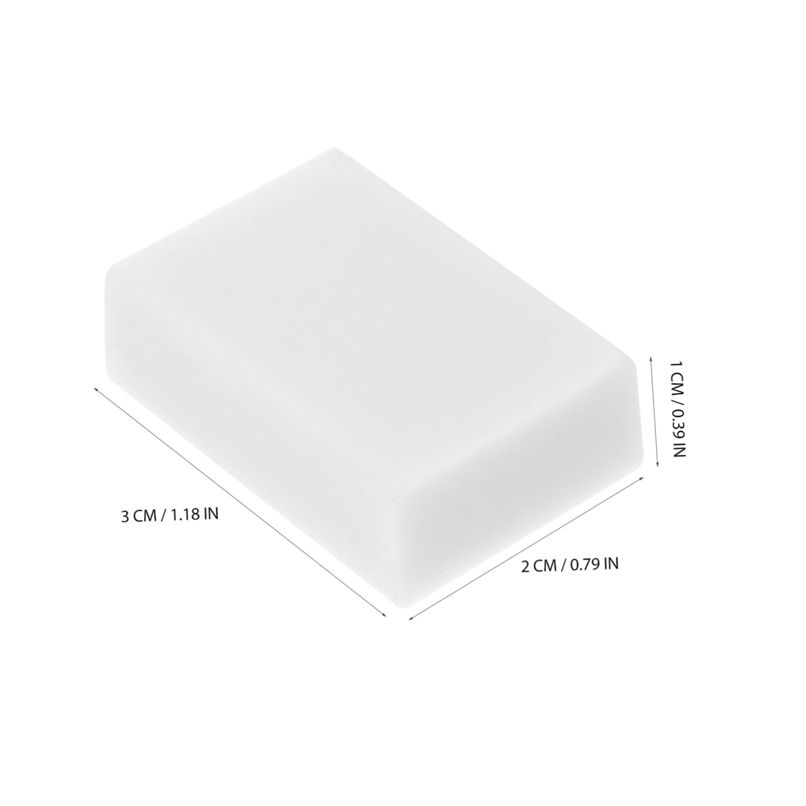 5 Sätze Professionelle Radiergummis Für Bleistiftzeichnungen Weißer Pvc Radierer Für Kunst Schule Und Büro Tragbar Und Vielseitig Einsetzbar Geeignet Für Verschiedene 30 Stück * 5