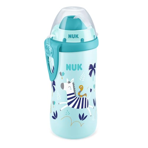 NUK Copo Com Canudo Flexi Cup Muda De Cor 300Ml - Azul