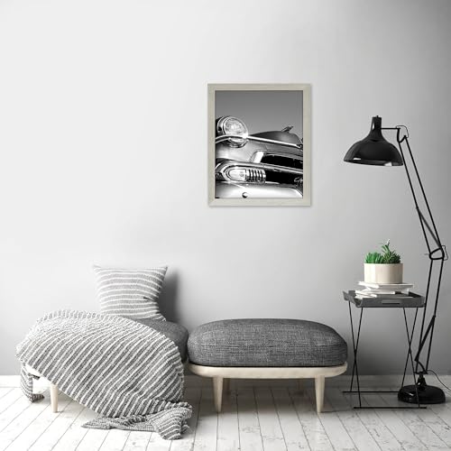 Americanflat 18x24 Poster Frame with Polished Plexiglass - Wide Picture Frames Made of Engineered Wood for Vertical or Horizontal Wall Display - Epic Collection - Grey