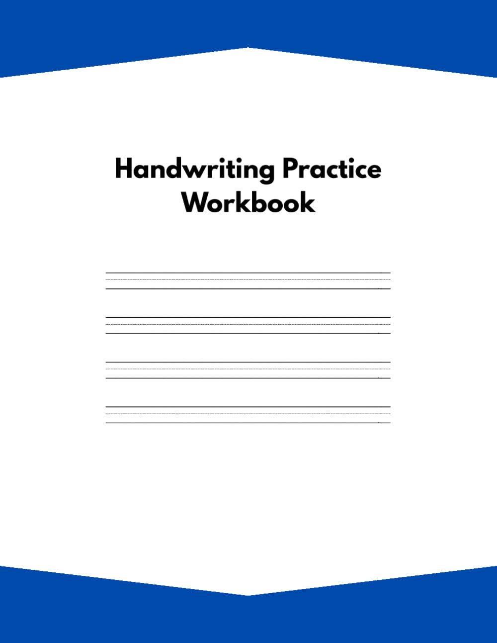 Handwriting Practice Workbook for kids: Early learning to write practice worksheets 120 pages