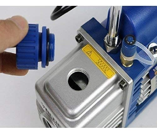 Image of Value Double Stage Vacuum Pump Ve - 245N, Oil Capacity 325 Ml, Flow Rate 142 Liters /Min And 1 /2 Hp For Laboratory Purpose, Multicolored