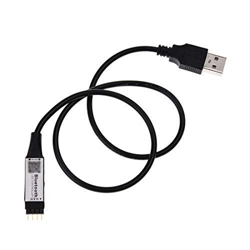 JMT 5V USB LED RGB WiFi Controller Bluetooth Remote 4 Pin Male Connector for TV Backlight Light Strip LED RGB Dimmer Home Colorful