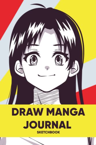 DRAW Manga Journal sketchbook : Manga drawing notebook, Anime sketchbook, Manga art journal 6x9 100 Blank Pages Anime Sketchbook for Drawing Sketching and Notes | Anime Lover Gift Idea
