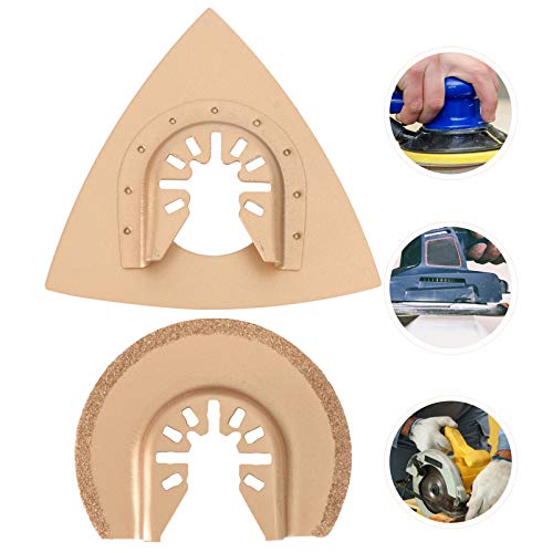 NICEXMAS 2 PeÃ§as de LÃ¢minas Oscilantes de Carboneto de MÃºltiplas Ferramentas de SubstituiÃ§Ã£o de