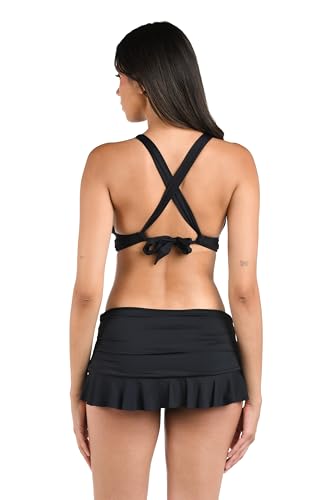 Island Goddess Halter Tankini Skirted Swimsuit Bottom4