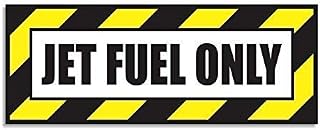 Jet Fuel Only Vinyl Decal Bumper Sticker Diesel Fuel Truck Car Motorcycle Decal
