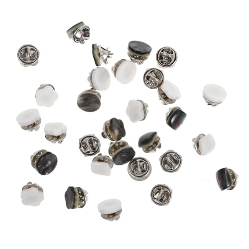 Didiseaon Broches Decorativos Anti-vaciado de Concha Metálica, 30 Piezas Surtidas para Cuello y Suéter de Mujer, Accesorios Versátiles para Manualidades y Costura