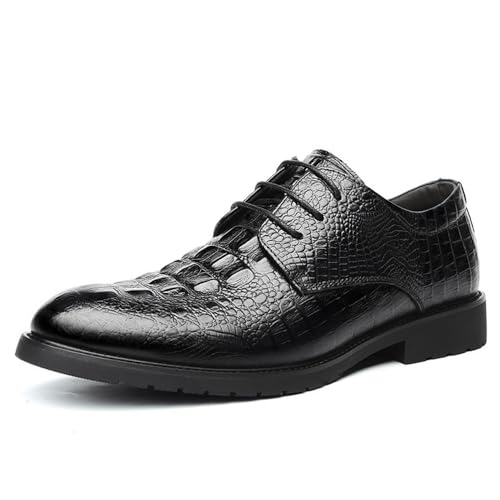 Oxford Lace Up Leather Shoes for Men Comfortable for Walking and Business Casual Events