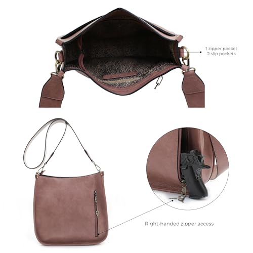 Image of JESSIE & JAMES Ava Concealed Carry Crossbody Bag with Lock and Key