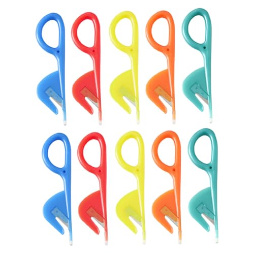 Cabilock 10 Pezzi Apri Forbici Carne Coltelli per Intestino di Pollo Coltello da Carne Forbici Strumento da Cuoco Attrezzatura da Pesca Addominali Pollame Coltello D'osso