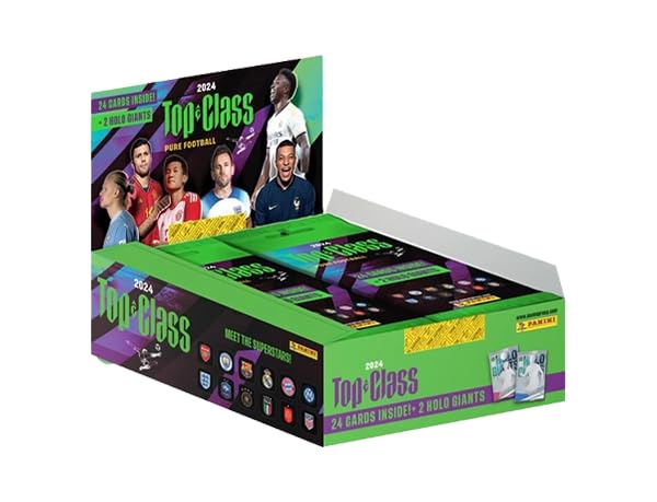 Panini Top Class 2024 - Tarjetas de trading (1 x Fat Pack Display por 10 x Fat Pack Booster)