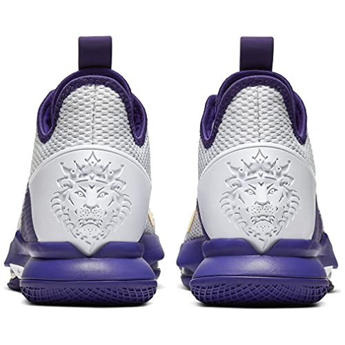[ナイキ] メンズ バスケットボールシューズ レブロン ウィットネス 4 / LEBRON WITNESS IV バスケ バッシュ スニーカー ホワイト/パープル/イエロー 27.5cm BV7427 100 国内正規品 5枚目
