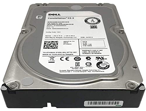 Image of DELL /Seagate Constellation ES ST4000NM0033 4TB 7200RPM 128MB Cache SATA 6.0Gb /s 3.5 inch Internal Enterprise Hard Drive - 5 Year Warranty (Renewed)