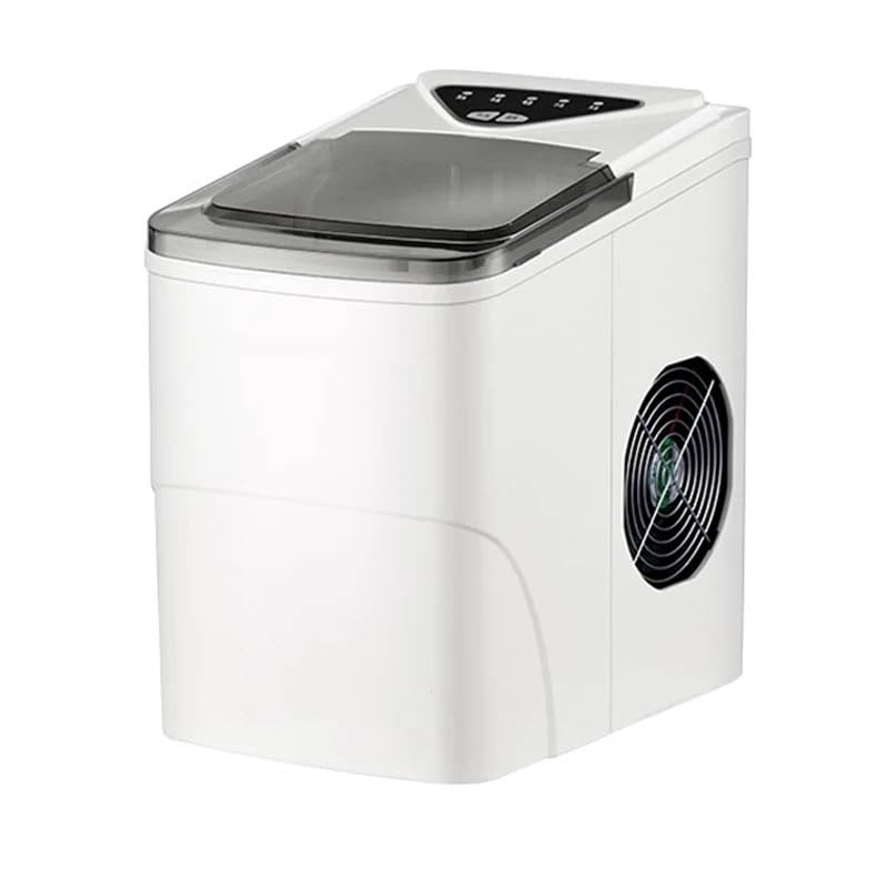 Máquina fabricadora de hielo, portátil para hogar y cocina, automática, eléctrica, redonda, para casa/cocina/acampada/RV