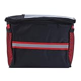 Diseño de cinturón reflectante: La bolsa de bicicleta ha sido diseñada con el cinturón reflectante y la suspensión de la luz trasera, lo que puede pagar de manera efectiva atención a los vehículos circundantes y garantizar una conducción segura.
