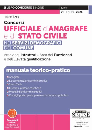 Concorso Ufficiale d’Anagrafe e di Stato Civile - Manuale teorico-pratico