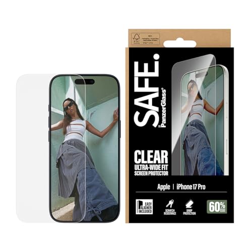 iPhone 17 Pro SAFE. by PanzerGlass Screen Protector UWF t