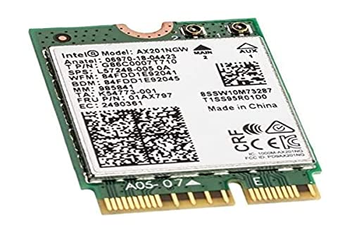 Intel NIC WI-FI6E AX211 2230 2x2 No vPro, Schwarz