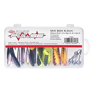 Berkley Pulse Shad Mixbox Boîte de Leurres Souples avec Têtes Plombées pour la Pêche des Carnassiers en Eau Douce…
