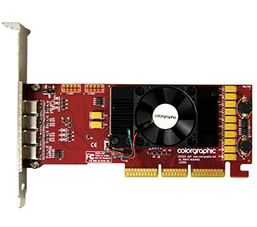 Amazon | Colorgraphic Xentera GT 4 Port AGP MOBILITY RADEON 9000x2