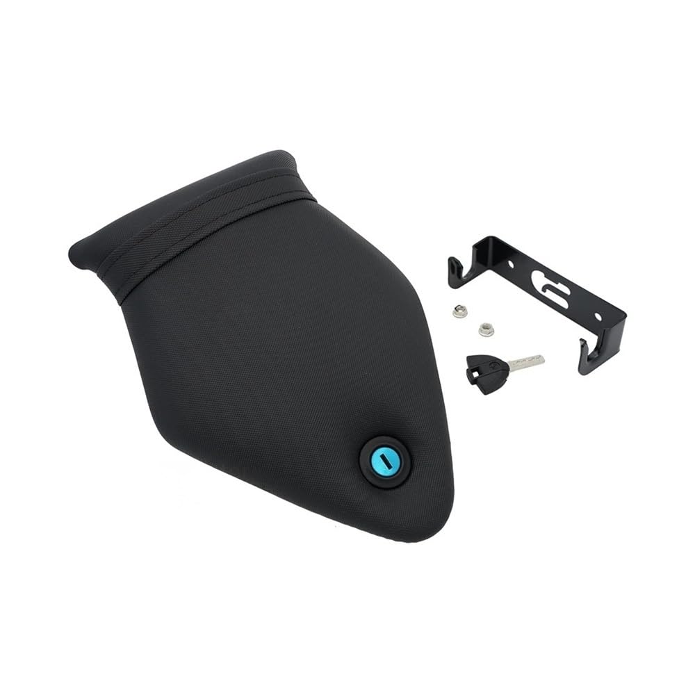 Juego de cojín y Cerradura Asiento Trasero Pasajero Motocicleta, Compatible para S1000 RR S1000RR 2008 2009 2010 2011 2012 2013 2014 Asiento Pasajero Motocicleta