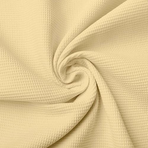 Image of Super Soft & Breathable 100% Microfiber Waffle Blanket - Throw Blanket and Quilt for Bed & Sofa 30x40 Size - Pastel Yellow